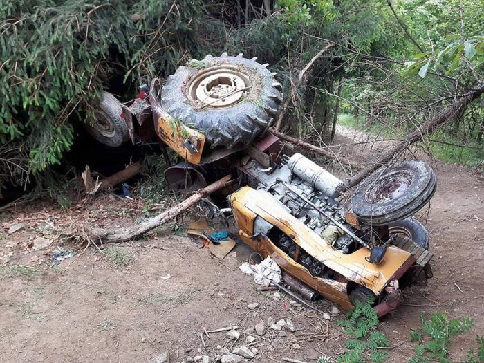 wypadki z udzialem ciągników, gorzele, powiat zambrowski, chwałowice, powiat stalowowolski