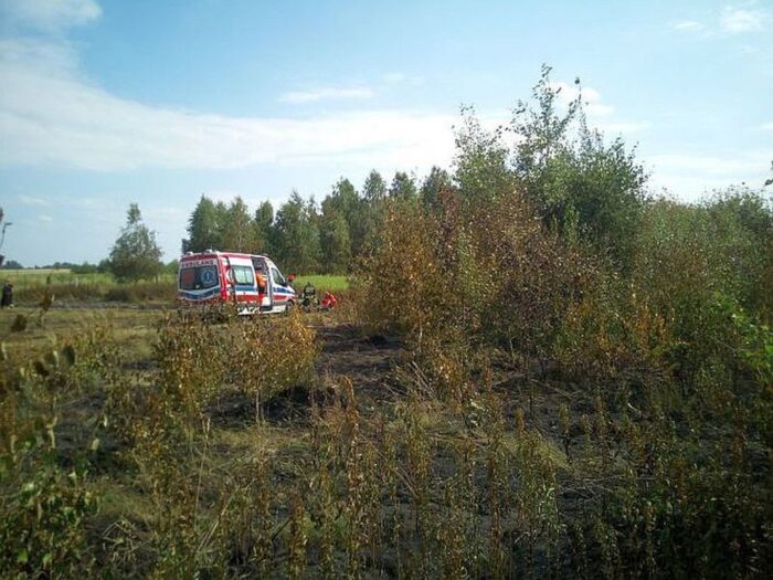 pożar traw, Orzelec Mały, powiat staszowski, Marcjanki, konin, wielkopolska