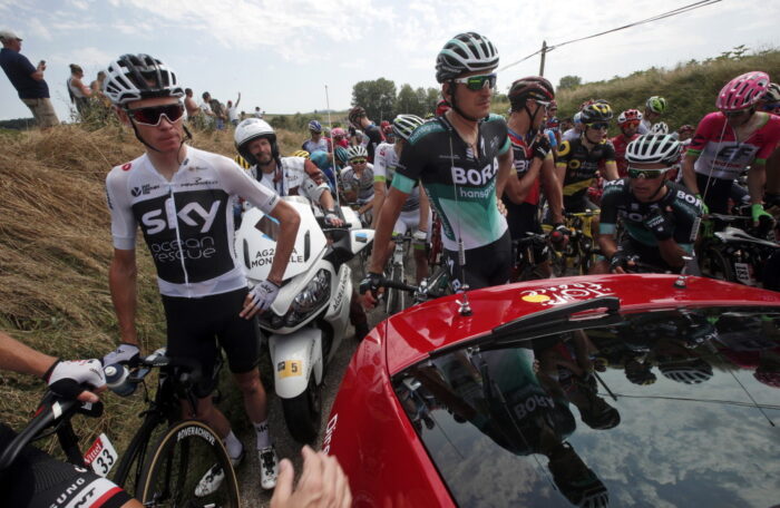 Tour de France, protest rolników, francja, Carcassone, Bagneres-de-Luchon, pireneje