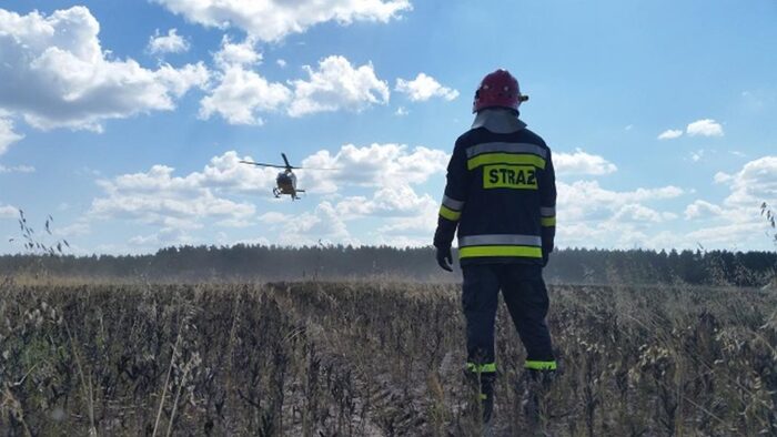wypadek, żniwa, wypadek podczas żniw, kombajn zbożowy