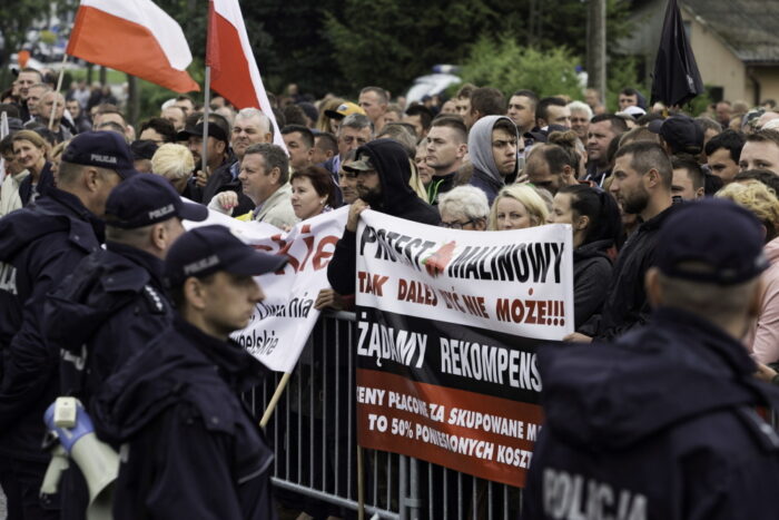 protesty rolników, jacek sasin, jan krzysztof ardanowski, mateusz morawiecki, ceny owoców