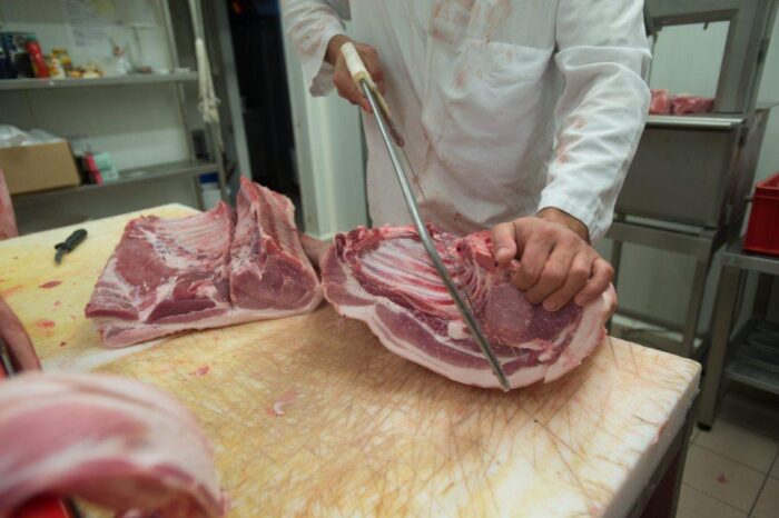 rzeźnik , Francja, mięso, CFBCT, weganie