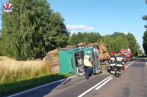 wypadek, policja, lubelskie, wypadek w Kodeńcu