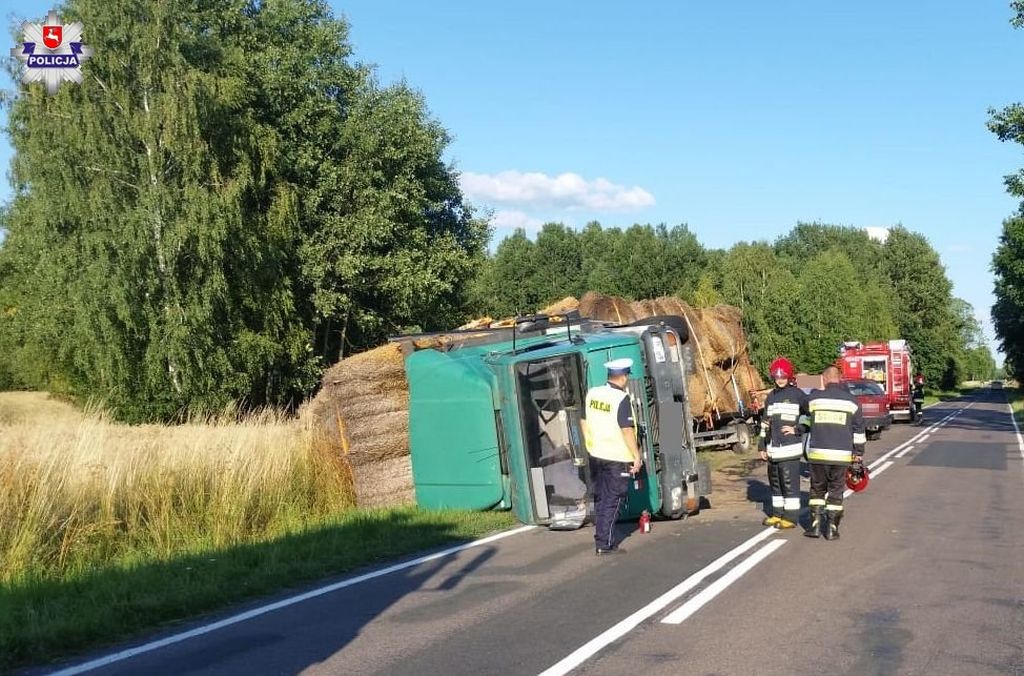 wypadek, policja, lubelskie, wypadek w Kodeńcu