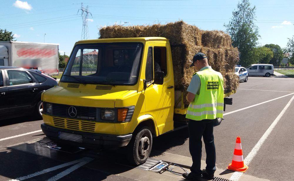 przeciążone pojazdy , policja, lubelskie, ITD, mandat