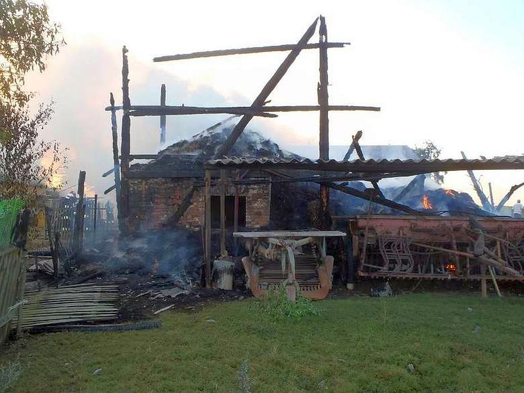 pożary w gospodarstwach, Panigródz, powiat wągrowiecki, Wardzyn, krotoszyn
