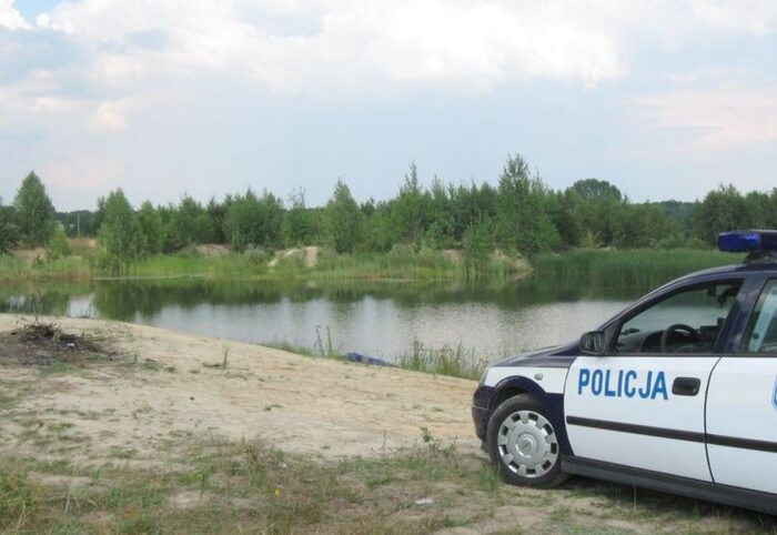 wypadek nad wodą, utonięcie, mazowieckie, policja, Pajewo Króle