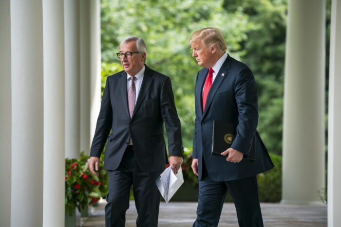 negocjacje handlowe usa-ue, donald trump, Jean-Claude Juncker, import soi z usa