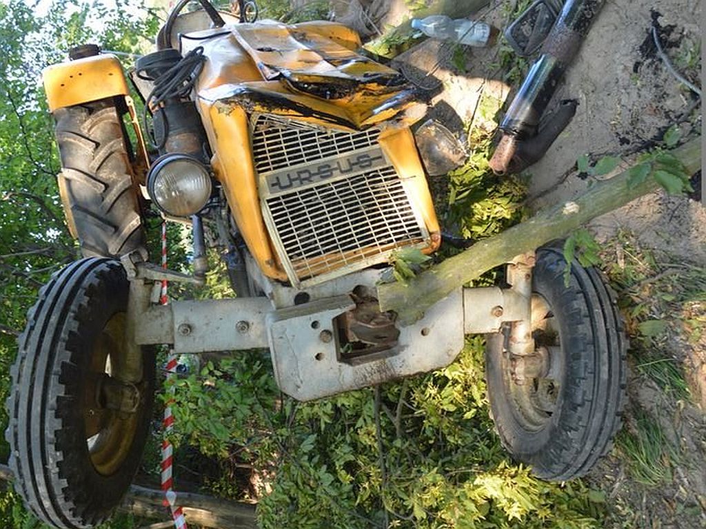 wypadki z udziałem ciągników, traktory przygniatają rolników, wywóz drewna, jasło, podkarpacie, chełm