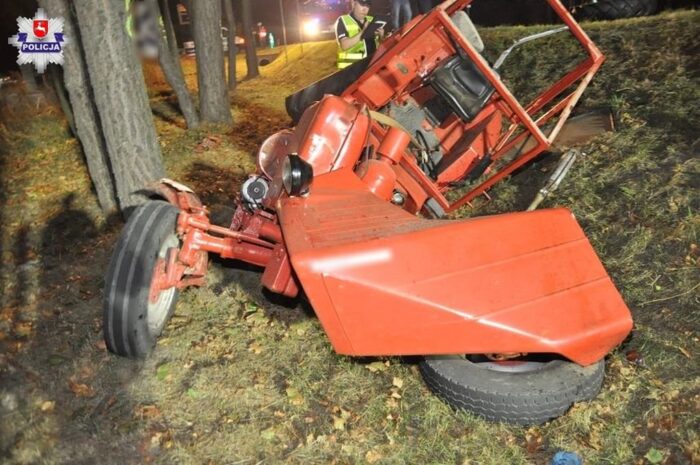 wypadek, policja, lubelskie, Hola, Biała Podlaska, wypadek w Holi