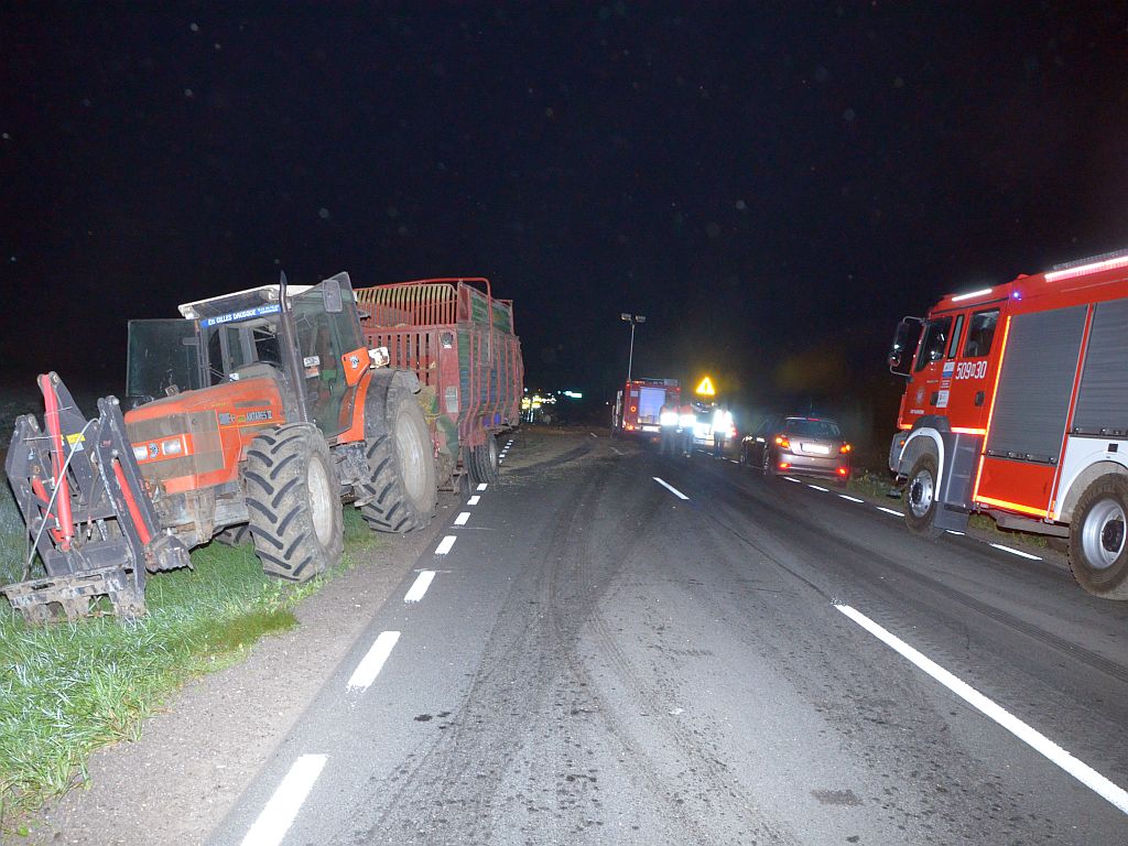 wypadki z udziałem ciągników, Tłucznice, powiat makowski, mazowsze