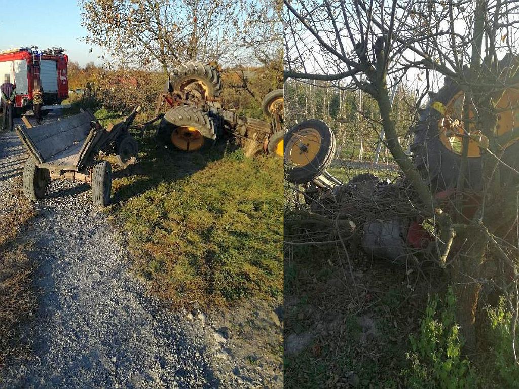 wypadki z udziałem ciągników, Owczary, powiat buski, opole lubelskie, Tomasz Piwowarski