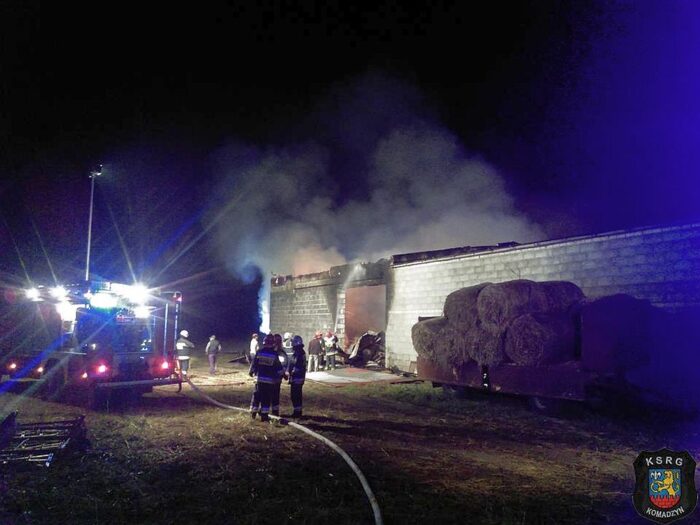 pożary w gospodarstwach, straż pożarna, Micin, powiat kutnowski, Małoszów, powiat kazimierski