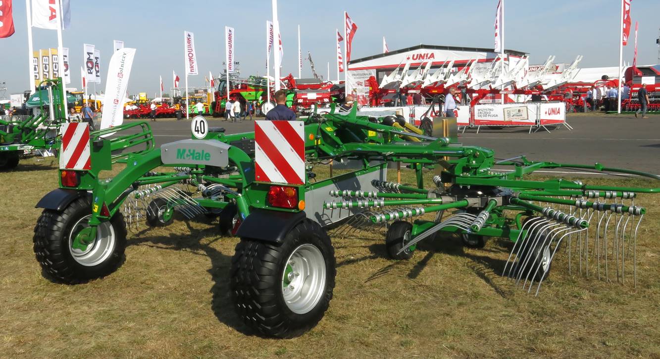 zgrabiarka taśmowa Merge Maxx 440 F, Kuhn, RPT, Rolniczy Przegląd Techniczny