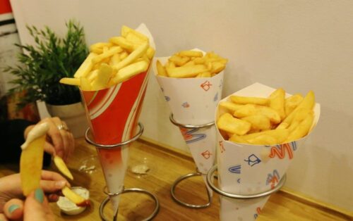 frytki, Kolumbia, Belgia