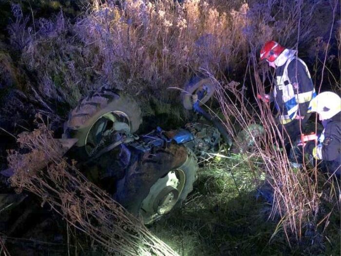 wypadek, świętokrzyskie, śmierć rolnika, rolnik zginął na polu