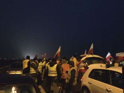 protesty rolników, blokada a2, agrounia, edyta adamus, Weronika Aleksandrowicz