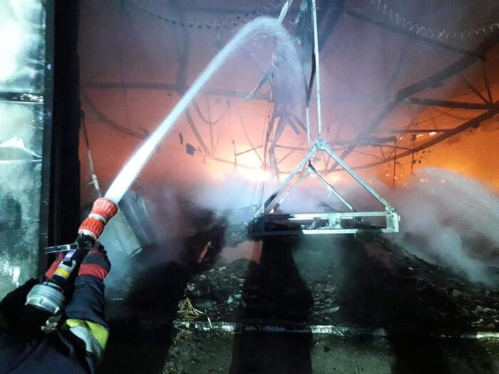 pożar, lubuskie, ogień, pożar w kurniku, pożar w Swarzynicach