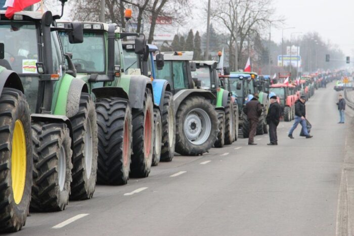 protesty rolników, ujście, piła, wielkopolska, hodowla trzody chlewnej, jan krzysztof ardanowski
