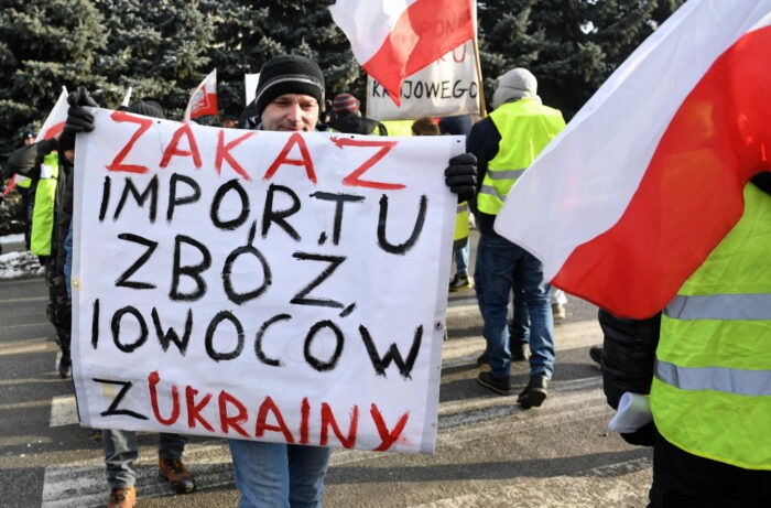 protesty rolników