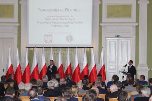 porozumienie rolnicze, jan krzysztof ardanowski, andrzej duda, problemy rolnictwa, organizacje rolnicze