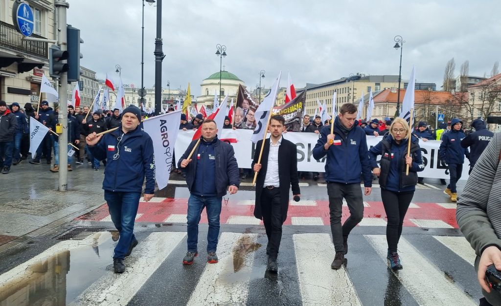 agrounia, protesty rolników, plac zawiszy, warszawa