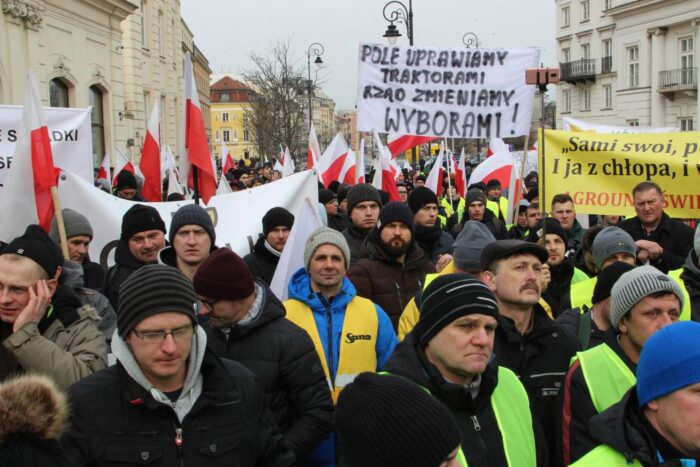 agrounia, protesty rolników, michał kołodziejczak, blokady dróg krajowych