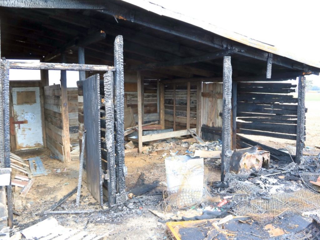 pożar stodoły, pożary w gospodarstwach, świekatowo, powiat świecki, Joanna Tarkowska