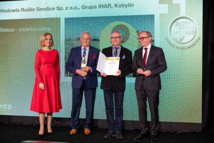 Polagra-Premiery, Hodowla Roślin Smolice, Belissa, odmiana, nagroda, Międzynarodowe Tragi Poznańskie, złoty medal