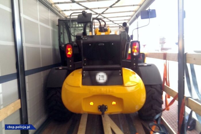 kradzież maszyn rolniczych, kradzież pojazdów, Centralne Biuro Śledcze Policji, cbśp