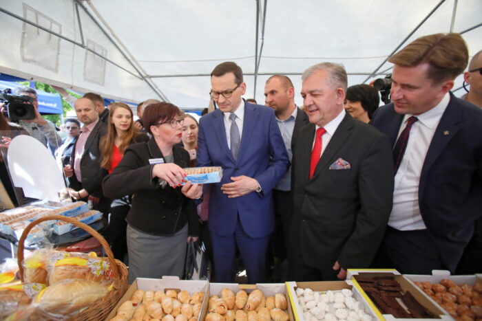 Mateusz Morawiecki, Mława, premier Polski, Nasze Smaki, polska żywność, wybory, PiS