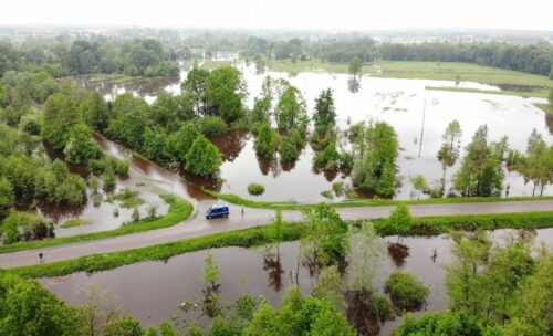 powódź 2019, zalane pola, podkarpackie, rolnicy, powódź, rolnictwo