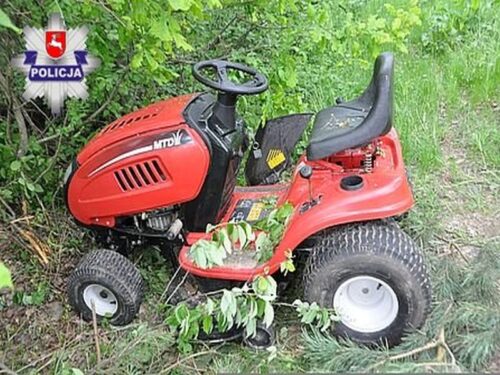 gmina Dubienka, powiat chełmski, kpp chełm, kradzież traktorka-kosiarki, kradzieże w gospodarstwach