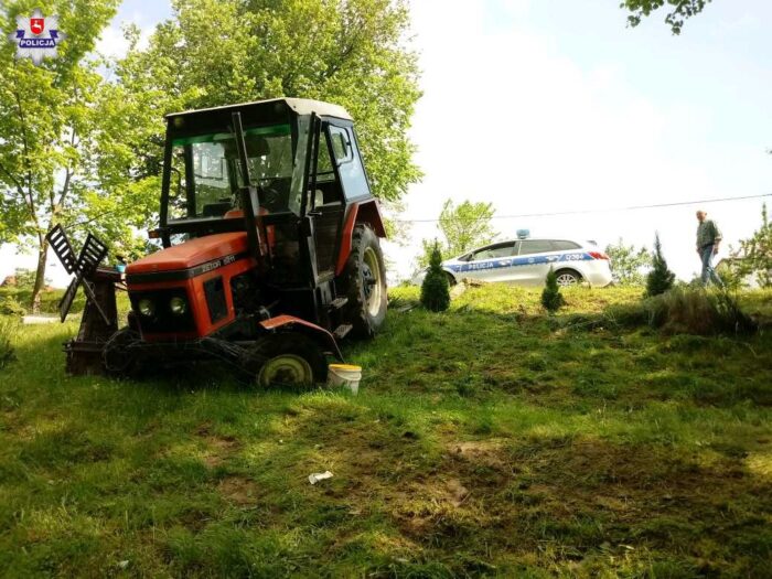 pijani traktorzyści, Jeżowa, gmina Ciasna, Trzcianki, gmina Janowiec