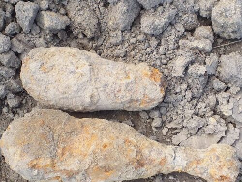 niewybuch na polu, Ahlbach, Limburg, niemcy, bomba lotnicza