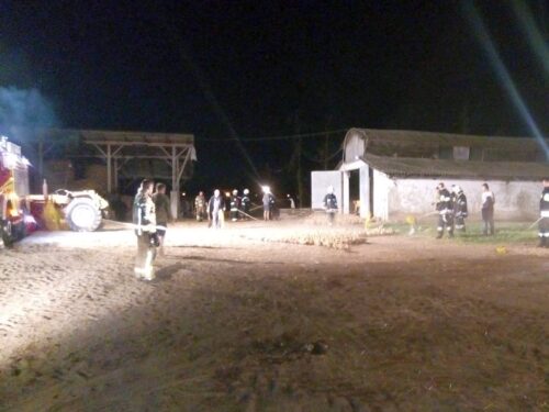 pożary w gospodarstwach, pożar gęśnika, Ogrodniki, powiat hajnowski, Liski, powiat gołdapski