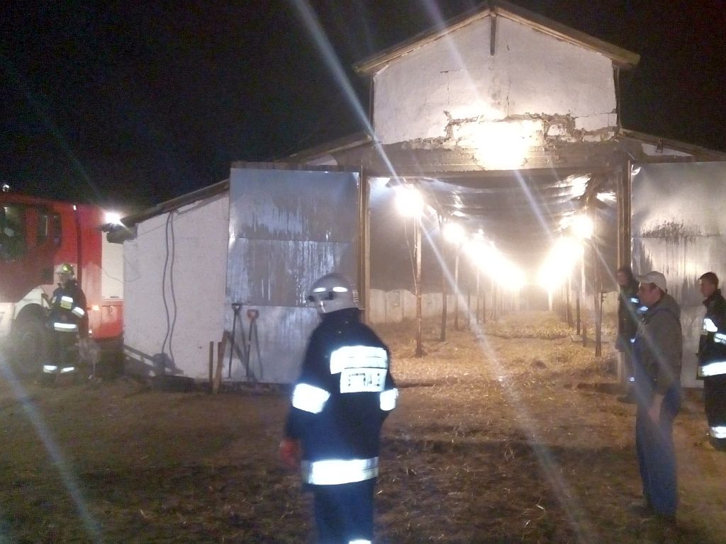 pożary w gospodarstwach, pożar gęśnika, Ogrodniki, powiat hajnowski, Liski, powiat gołdapski