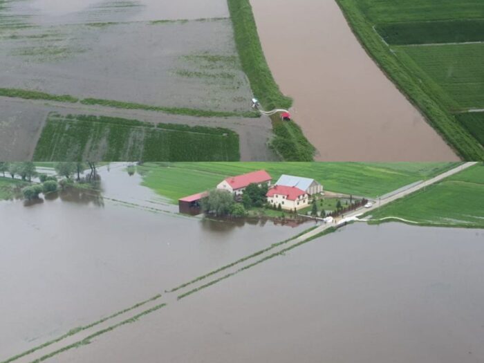 powódź, rozlewiska, plaga komarów, walka z komarami, MSWiA