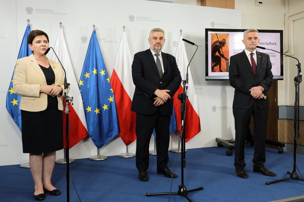 Narodowy Instytut Kultury i Dziedzictwa Wsi, beata szydło, kultura na wsi, jan krzysztof ardanowski