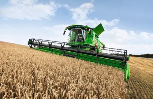 żniwa, zboże, pole, kombajn