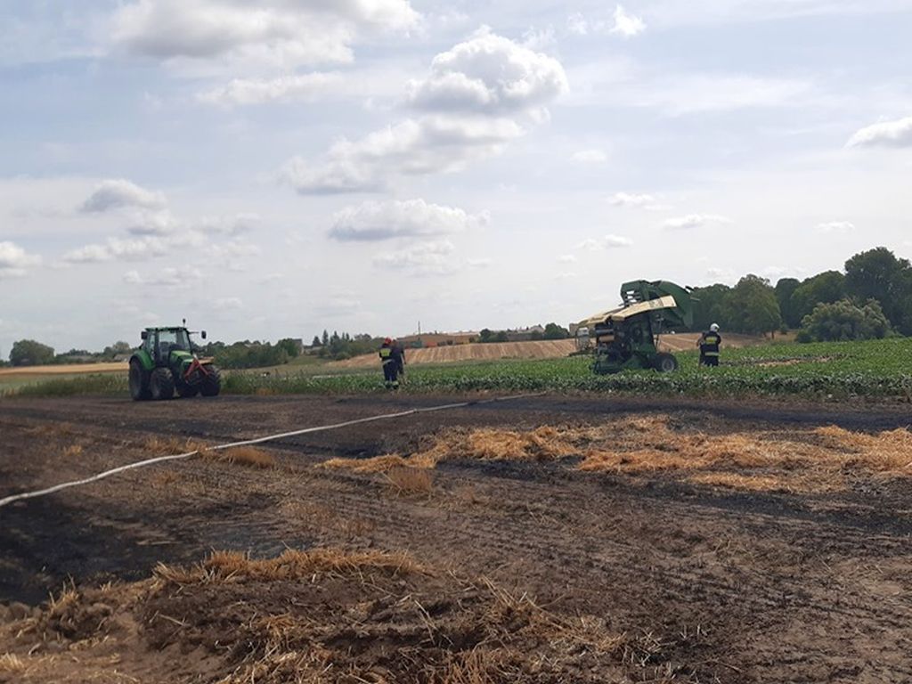 pożary w gospodarstwach, pożary zbóż, pożary na polach, pożary maszyn rolniczych