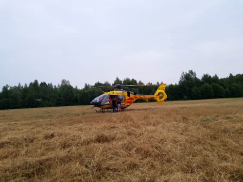 wypadki z udziałem dzieci, wypadki w gospodarstwach, wypadki na polu, nowiny, Przesławice