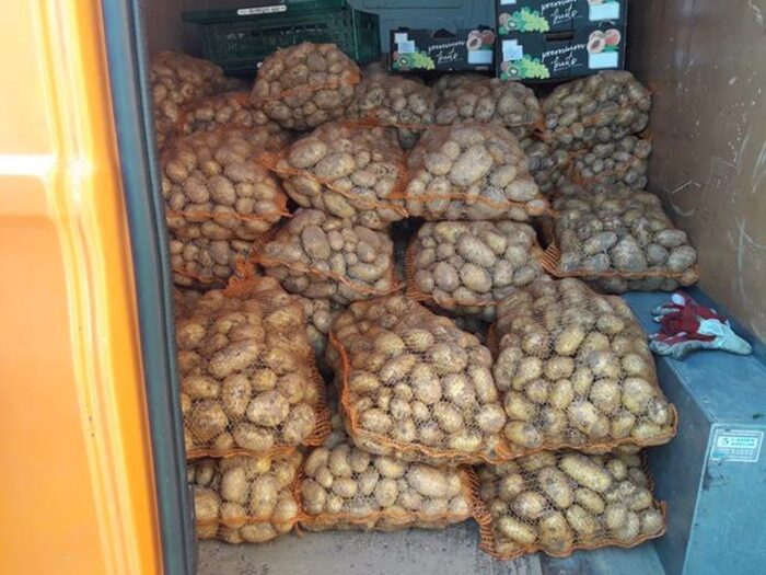 Łódzki Rynek Hurtowy, transporty ziemniaków, kontrola ziemniaków, witd, wiorin