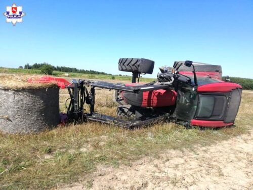 wypadki na polu, wypadki z udziałem ciągników, Parafianka, gmina Żyrzyn, powiat puławski