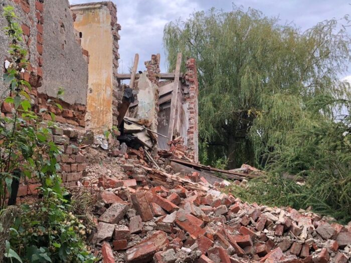 Małdyty, powiat ostródzki, kradzież cegieł, kpp w ostródzie, Ustawa o ochronie zabytków