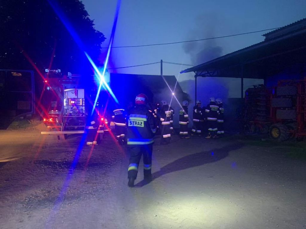 grocholub, powiat krapkowicki, karpowicze, pożary w gospodarstwach