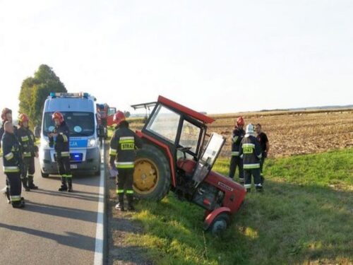 pijani traktorzyści, gmina Pęcław, powiat głogowski, jazda bez uprawnień
