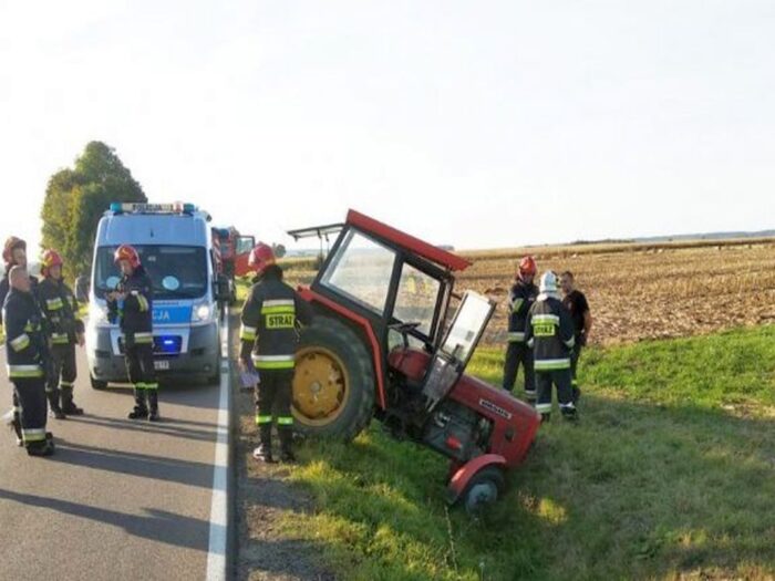 pijani traktorzyści, gmina Pęcław, powiat głogowski, jazda bez uprawnień