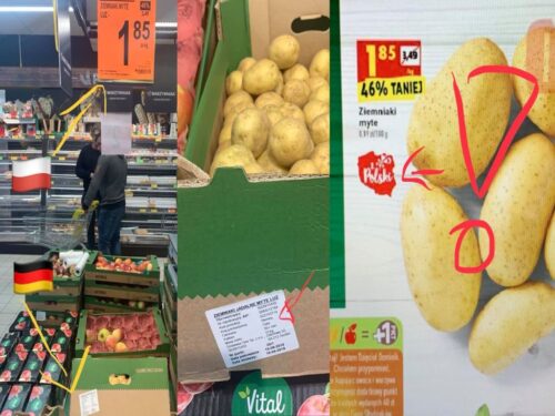 Unia Warzywno-Ziemniaczana, sieć sklepów biedronka, Marek Walencik, sprzedaż ziemniaków, import ziemniaków, AGROpatrol