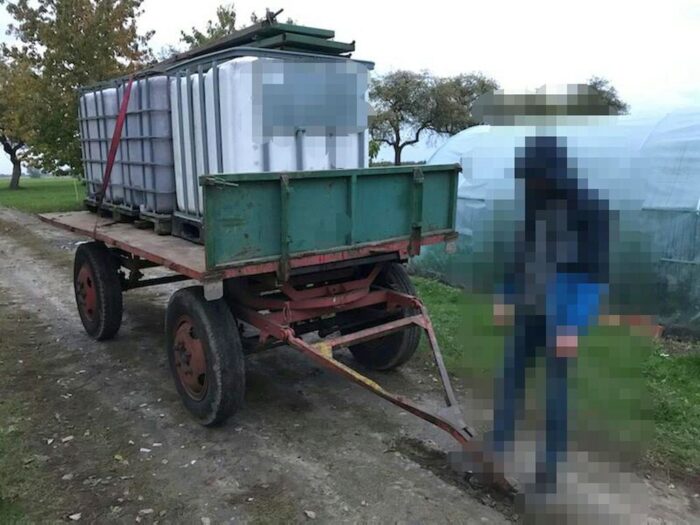 gmina czarnków, powiat pilski, kradzież przyczepy, Karolina Górzna-Kustra, KPP w Czarnkowie